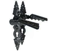 KeyMet Türklinke Langschild Zylinder Nero In Ferro Battuto
