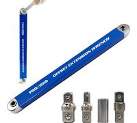 KeyoGoS Chiave di estensione offset Pro Zero, 2024 più recente chiave di estensione offset, chiave di estensione a portata stretta, con adattatori per azionamento quadrato da 1/2", 1/4" e 3/8"