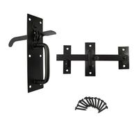 keypak 040732N Suffolk - Chiavistello per cancello, colore: nero