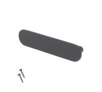 keypak Confezione da 10 maniglie da bar in legno nero opaco, 128 mm, moderne maniglie nere per armadi da cucina, armadi, mobili e lavori di ristrutturazione fai da te