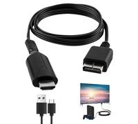 KeyQueen Adattatore PS1/PS2 a HDMI, 1M Cavo HDMI per PS1/PS2 Cavo Audio Video Console Convertitore Connettore Adattatore Multifunzione HDTV 720P/1080P per TV Monitor, Plug and Play