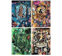 KEYRANKE® 4 Pezzi 5d Diamond Painting Harry potter Bambini Kit Completo Diy Diamant Painting Set, Passatempo Per Adulti Bambini daimon painting (30x40)