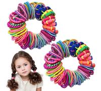 KEYRI 200 Pezzi Elastici per Capelli Legami Mini Fasce per Capelli Piccoli Elastici Colorato Ragazze Coda di Cavallo per Bambini Multicolori Accessori per Capelli per Bambina Ragazze (Multicolore)