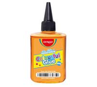 KEYROAD Colla liquida, colorata, lavabile, 90 g, colla per la scuola, 1 pezzo