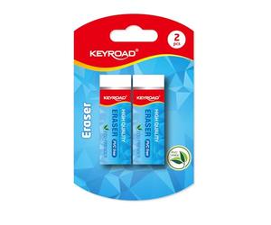 Keyroad Erasers - Gomma per cancellare Tec-Eraser, tecnica Erasers Ror Kids, 2 pezzi in gomma Eraser, blister