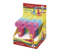 KEYROAD Forbici da scuola per bambini, 12,5 cm, 20 pezzi, confezione da 20 pezzi, con lame arrotondate, con manico in plastica estremamente resistente