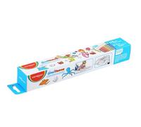 KEYROAD Graz Design - Adesivo da parete "Oceano", 206 x 30 cm, da colorare, 8 pastelli inclusi, per bambini, per la casa, per la camera