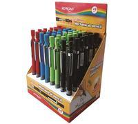 Keyroad Matita automatica Soft Touch, portamine 2,0 mm, 48 pezzi/oggetti scolastici, mix di colori