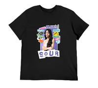 Keyru Olivia Rodrigo - Sour Men's T Shirt Short Sleeve Funny Top Black S