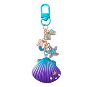 Keys Creative Keychain Shellings Fashion Starfishes Chain Borse Case Chiave Auto Accessori Per Gioielli Accessori Per Le Gusci Creativi Shell A Pendente Dishing Decorazioni