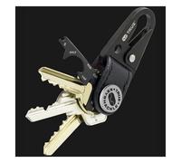 KeyShackle + Tool: Organizzatore di Chiavi in Pelle con Multiutensile 7 Funzioni