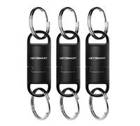 KeySmart MagConnect Pro - Portachiavi magnetico per borsa e auto, portachiavi staccabile e resistente, nero EDC