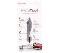 KeySmart MultiTool - Portachiavi multiuso 5 in 1 con apriscatole, righello, barra di leva, cacciavite Phillips e a testa piatta, mini attrezzo multifunzione EDC Gear e accessori portachiavi
