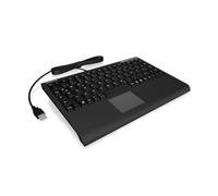 KeySonic ACK-540U+ tastiera USB QWERTY Inglese UK Nero