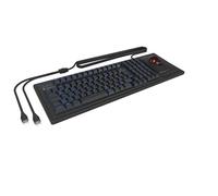 KeySonic TAS Ksk-8202Elu-T De Trackball black Tastiera QWERTZ USB 3.0 61102