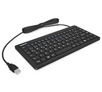 KEYSONIC 28097 - Tastiera, USB, silicone, IP68, nero