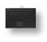 KeySonic KSK-5211ELU (DE) • Cavo collegato • USB • Membrana Key Switch • QWERTZ • LED • Nero (60957)