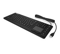 KeySonic KSK-6231INEL USB QWERTZ Inglese Nero