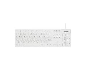 KeySonic KSK-8030 IN (DE) white keyboard Industrial USB QWERTZ German