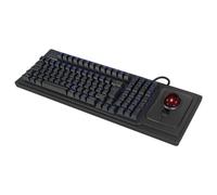 KeySonic TAS KSK-8202ELU-T, tastiera trackball, layout USA, colore: Nero