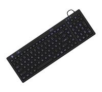 KEYSONIC 60885 - Tastiera, USB, igiene, nero