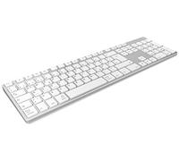 KeySonic KSK-8022BT tastiera Bluetooth QWERTZ Tedesco Argento
