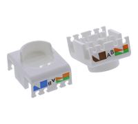 Keystone Cat.6A con frontale colorato per una facile identificazione 76207S