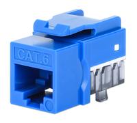 Keystone Jack Cat6 Slim 10G 250MHz Punch-Down 25 Pezzi Blu - Intellinet IWP-JAR-C6BL