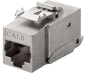 Keystone RJ45 Cat6 STP Schermato 250MHz SNAP-IN - Goobay IWP-MD C6/STP-SN
