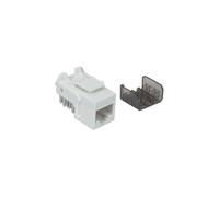 Keystone RJ45 Cat6a Modulo 10 Gigabit, UTP, Bianco IWP-MD C6A/WH