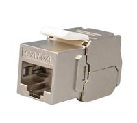 Techly Professional 363968 Frutto Keystone RJ45 Cat.6A STP Tool-Free 16.60mm Silver