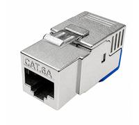 Keystone RJ45 Cat6A STP Toolless 10 Gbit/s Argento - Techly Professional IWP-MD C6A/STP3