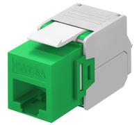 GOOBAY 90687 - Modulo Keystone Cat. 6a UTP, presa RJ45/LSA, verde
