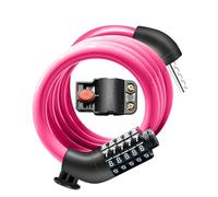 KEYSTP S3, Lucchetto per Bicicletta Unisex, Rosa, 12mm