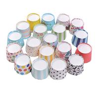 Keysui 100PZ Pirottini Carta Monouso per Muffin Cupcake Torte Dolce Forno Decorazione Baking Cup