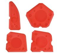KEYU® Set Raschietti e Beccucci per Silicone | Spatola per Fughe | Raschietto Rimuovi Silicone | Beccucci per Cartucce di Silicone (Set Di Spatole)