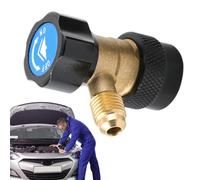 Keyubria Accoppiatore a connessione rapida, raccordo di conversione per messa a punto fine, collegamento rapido, adattatore di precisione rotazionale a 360 gradi per auto aria condizionata