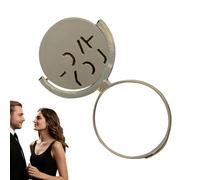 Keyubria Anelli d'amore divertenti, anello di parole d'amore | Fipping Promise Ring | Cavalca gioielli di dita sottili di San, forniture per matrimoni per le donne