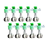 Keyubria Campanelli per Canna da,Campanelli d'allarme per Canna da - 10 campanelli per Pesci - Indicatori di morso da, Doppia Campana di Allarme per Tutti i Tipi di canne da Mare, per Attrezzi da