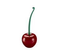 Keyubria Spazzolino Water Ciliegia Con Portaspazzolino - Spazzolino Per Wc Domestico Con Manico Lungo - Set Bagno Antiscivolo Per Pulizia Profonda Casa Ufficio