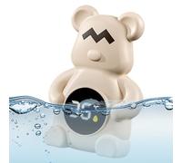Keyubria Termometro Baby per Temperatura Acqua | Indicatore Di Calore Per Bagno Bambini - Giocattolo Bagnetto Forma Orso per Piscina Spa Casa Nuoto Bambini Interno Doccia Famiglia