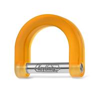 KeyUnity KA17 PEI D-Ring-Schlüsselschäkel,U-förmiger Schlüsselring,Hufeisenverschluss für Autoanhänger,DIY-Leder-Schlüssel-Organizer Schlüsselanhänger (Orange, M)
