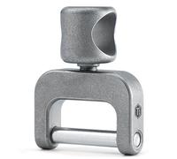 KeyUnity KA35M Titanium Side Pushing Key Ring, Quick Release Minimalist Split Keychain Ring für Karabiner, Autoschlüssel & Home Keys