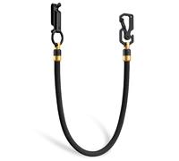 KeyUnity KD02 Titanium Carabiner Belt Clip Wallet Chain Braided Rope, Hip Hop Pants Chain Jeans Keychain Accessory for Men (KD02YB)