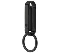 KeyUnity KM10 Clip portachiavi a moschettone a doppio lato, portachiavi a scatto in titanio EDC per cintura (Nero PVD)