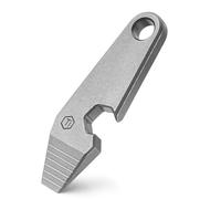 KeyUnity KR01 Titanium Prybar per Chiavi, Robusto portachiavi Prybar EDC Leva, Asta a Leva, Borsa Portachiavi, Strumento Multifunzione Portatile per Ogni Giorno Trasportare