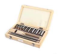 Keyway - Set di brocce con 18 pezzi HSS, include boccole per collo e distanziatori per un taglio accurato delle chiavi nei progetti di lavorazione dei metalli