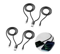 keyxer 2 cavi USB C da 1,2 m, Multi cavo di ricarica C splitter 1 a 2 per la ricarica, cavo di nylon 3 A, doppio splitter C, cavo di ricarica USB A a doppia porta C, durevole e versatile