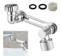 keyxer Adattatore per rubinetto di estensione, 1080 gradi, rubinetto di prolunga multifunzione, con adattatore per bagno e cucina