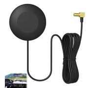 keyxer Antenna DAB+ per Auto con Adattatore SMB e Cavo - Alta Amplificazione per Radio Digitale, Kit Integrato per Sistemi Pioneer/Kenwood, Include Connettore DAB e Dispositivo a Disco per Veicoli